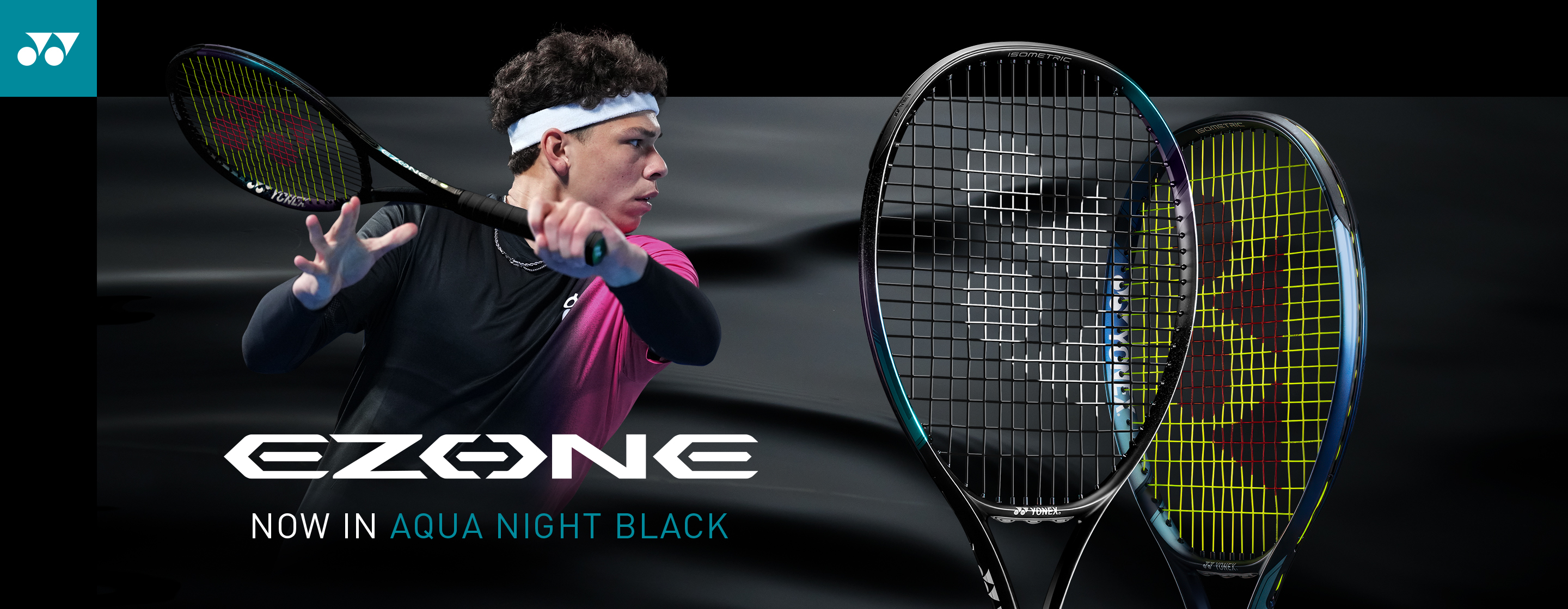 Ezone 100 Aqua Night Black Novità 2024 racchette tennis